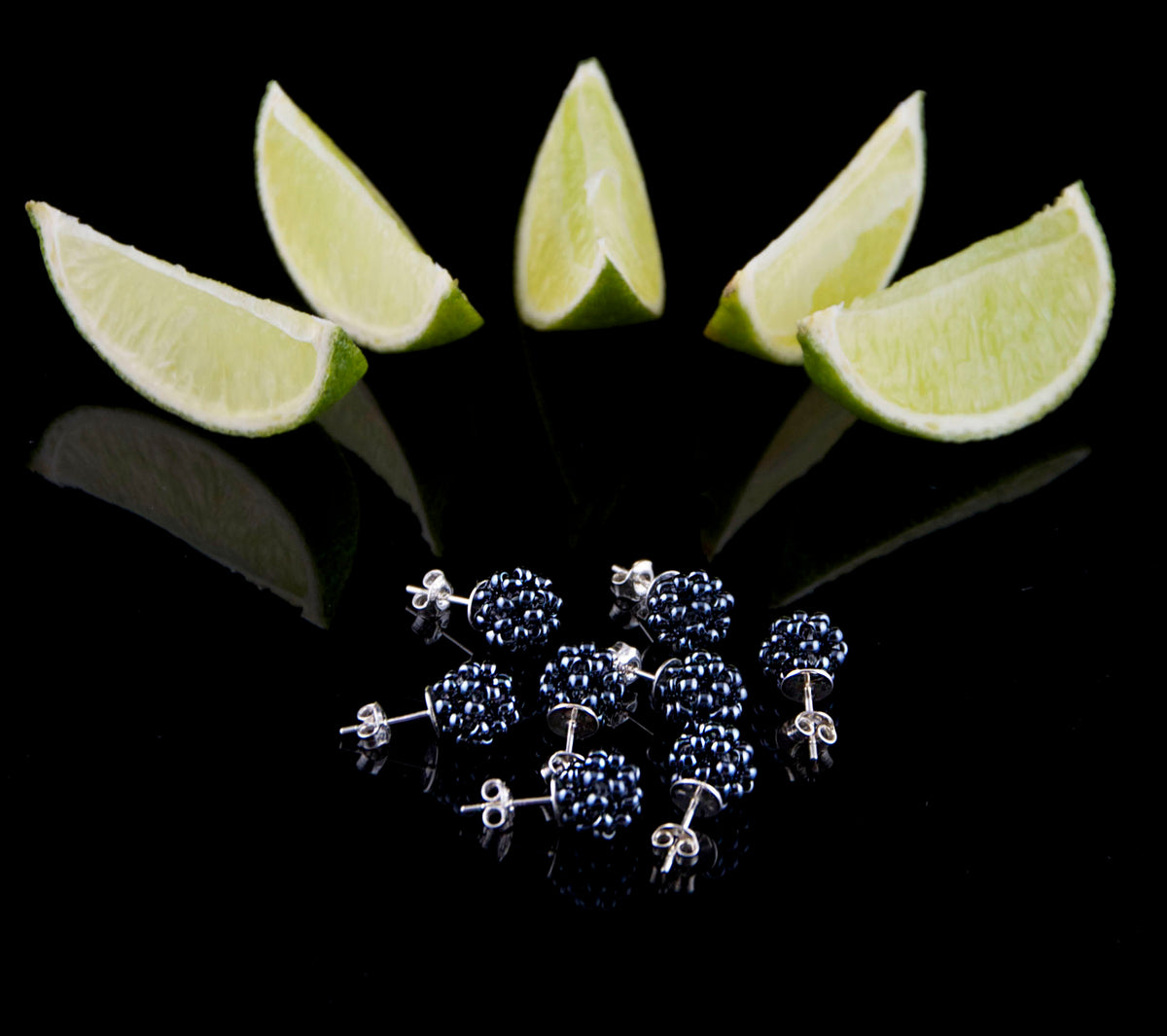 Náušnice Blackberries Minimal big