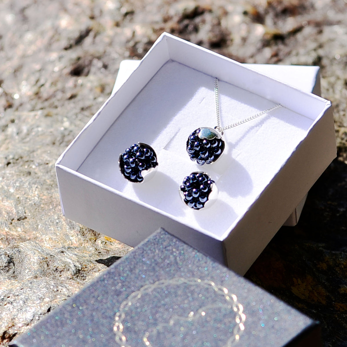 Set Silver Leaf Blackberries