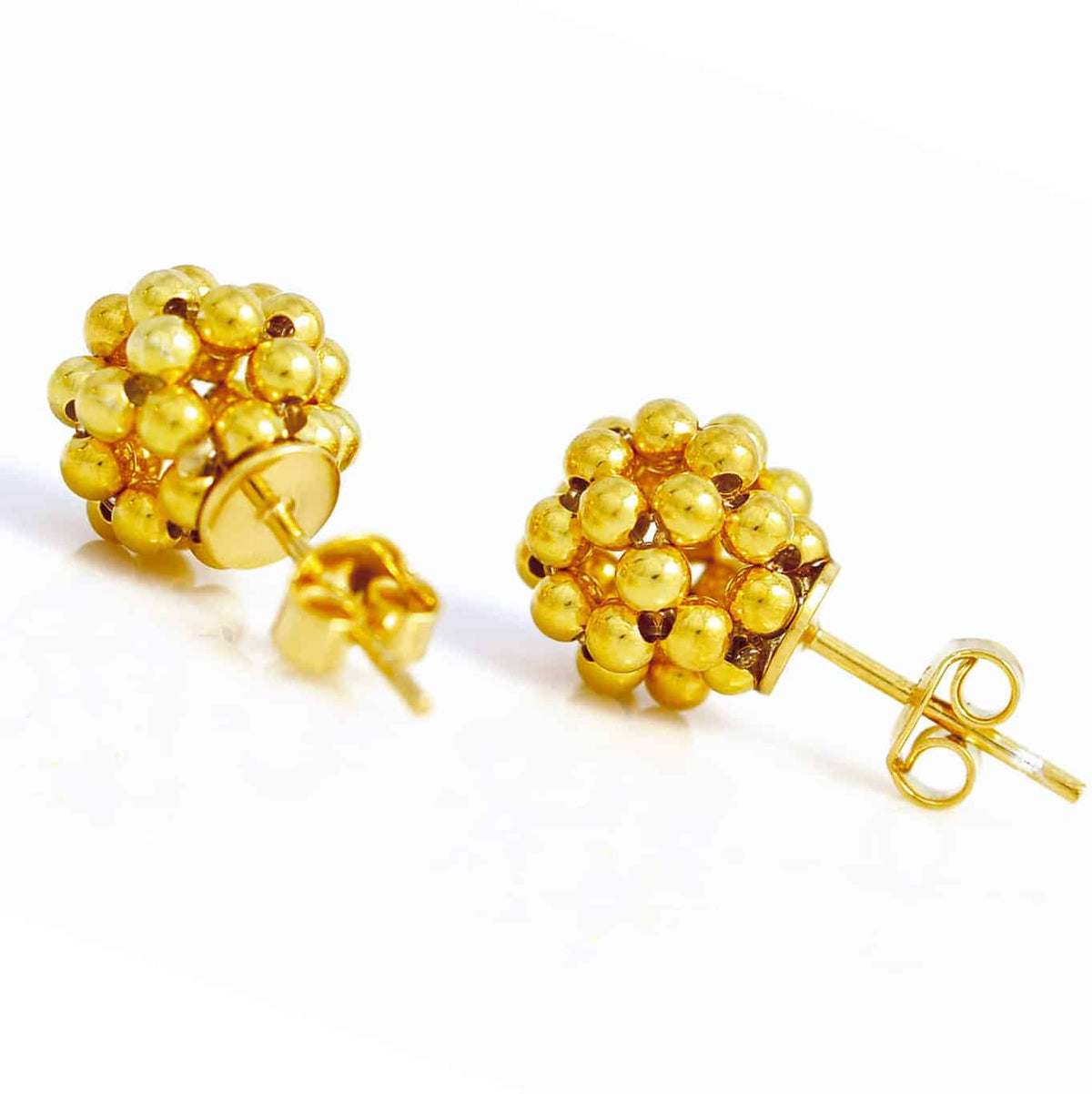 Náušnice Yellow Gold Berries Minimal big