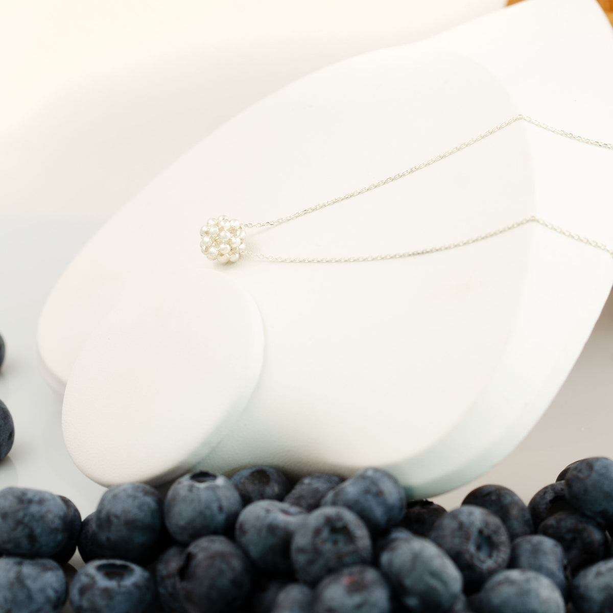 náhrdelník Silver Berry Minimal