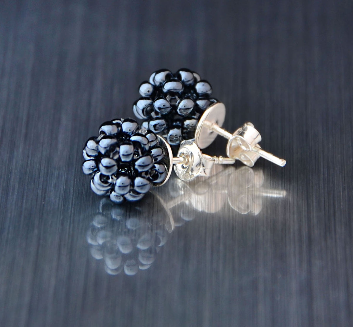 Náušnice Blackberries Minimal small